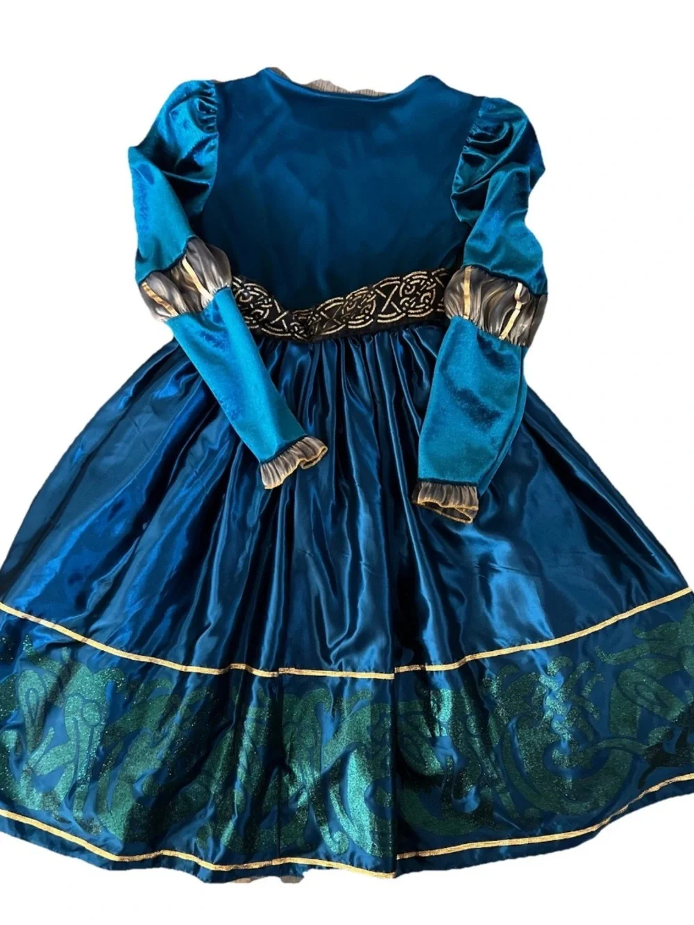 Disney Parks Disney Princess Brave Merida Dress Costume Big Girls Large EUC LN